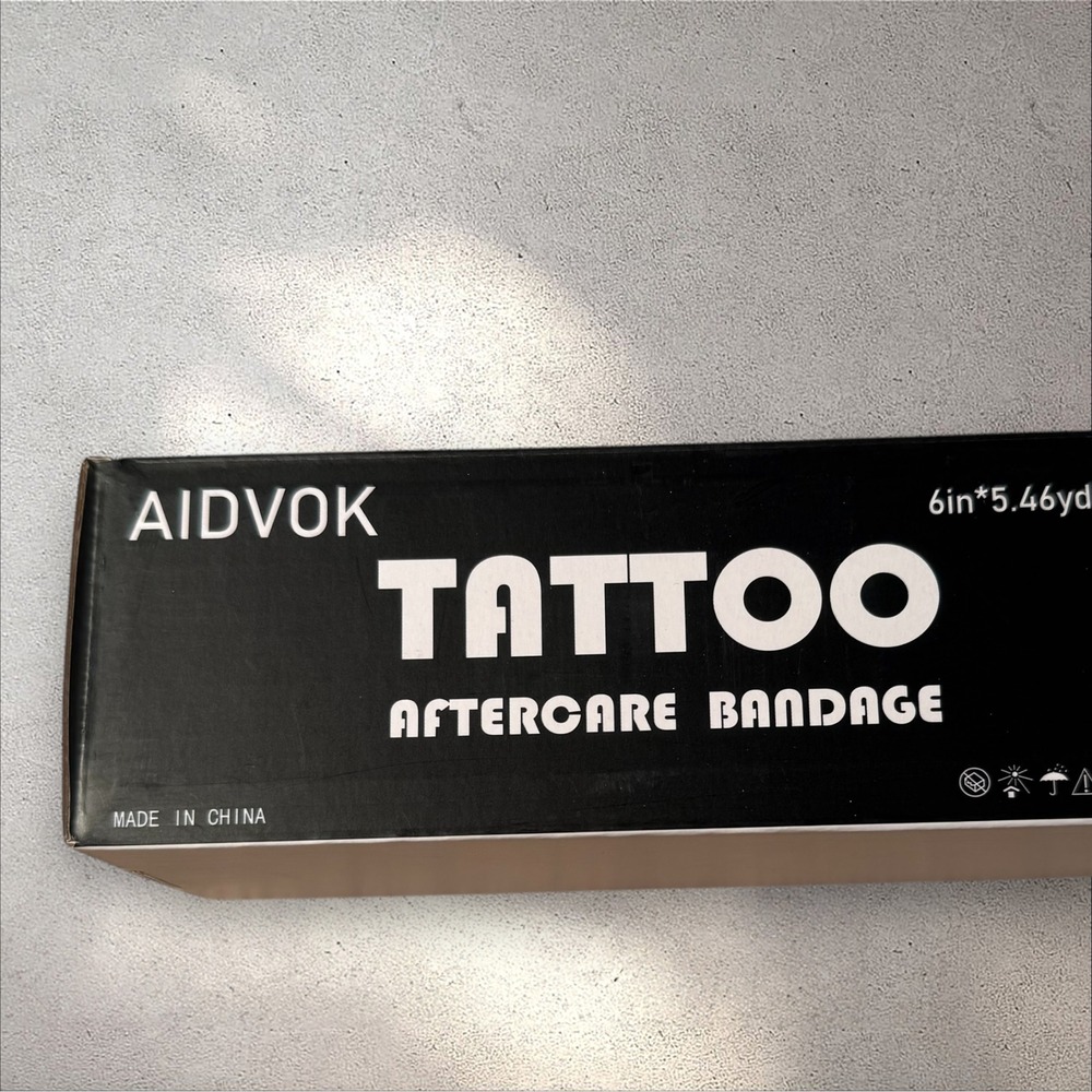 AIDVOK Tattoo Aftercare Bandage 6in x‎ 5.46yd Roll Medical Polyurethane Film